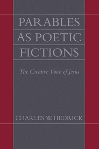 Cover of Parables as Poetic Fictions
