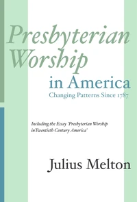 Cover of Presbyterian Worship in America