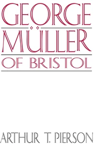 Cover of George Müller of Bristol