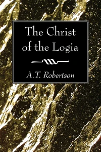 Cover of The Christ of the Logia