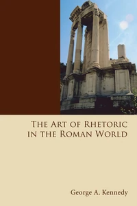 Cover of The Art of Rhetoric in the Roman World