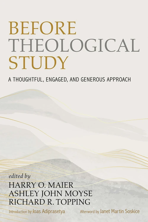Cover of Before Theological Study