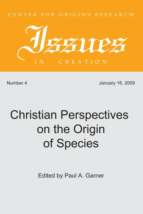 Cover of Christian Perspectives on the Origin of Species