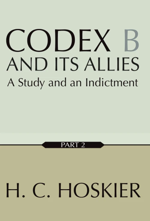 Cover of Codex B and Its Allies, 2 Volumes