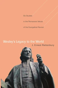 Cover of Wesley's Legacy to the World