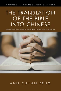 Cover of The Translation of the Bible into Chinese
