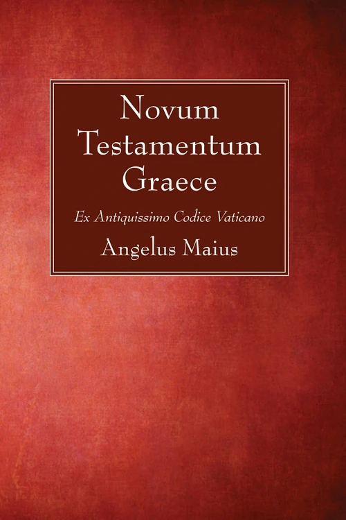 Cover of Novum Testamentum Graece