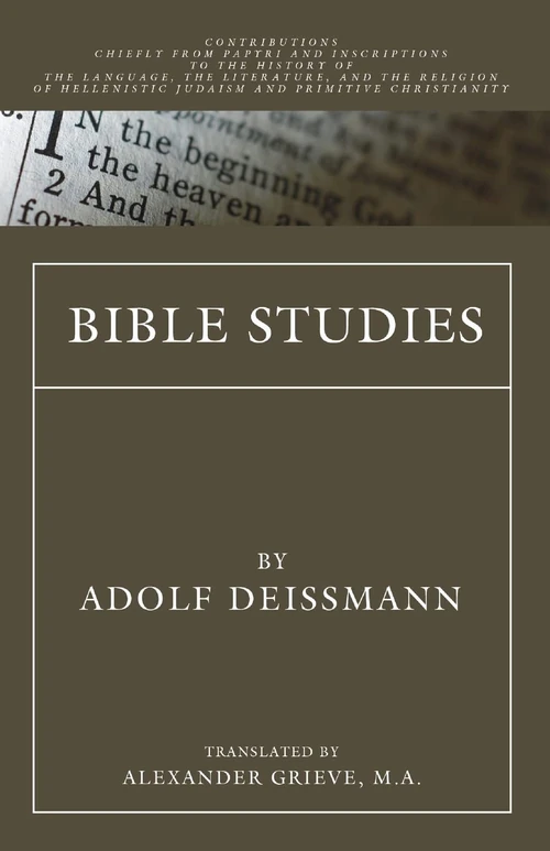 Cover of Bible Studies