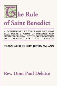 Cover of Commentary on the Rule of St. Benedict