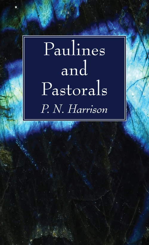 Cover of Paulines and Pastorals