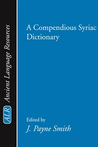 Cover of A Compendious Syriac Dictionary