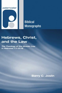 Cover of Hebrews, Christ, and the Law