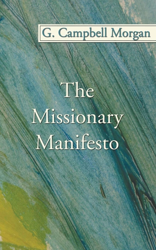 Cover of The Missionary Manifesto