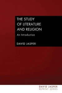 Cover of The Study of Literature and Religion