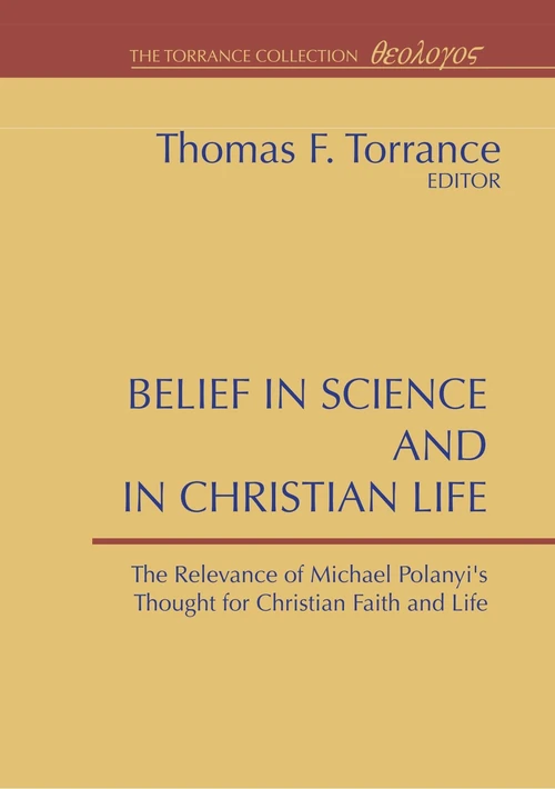 Cover of Belief in Science and in Christian Life