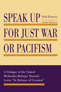 Cover of Speak Up for Just War or Pacifism