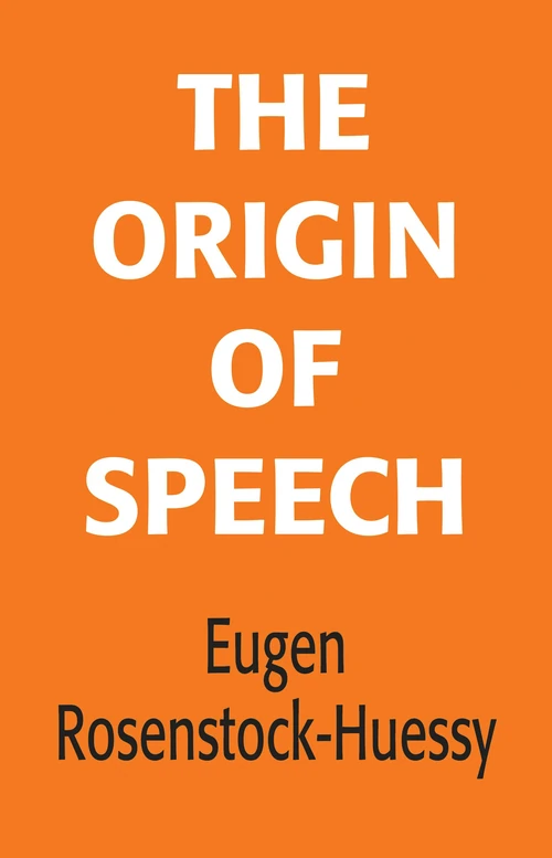 Cover of The Origin of Speech
