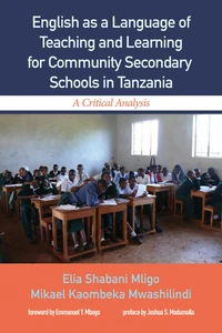 Cover of English as a Language of Teaching and Learning for Community Secondary Schools in Tanzania
