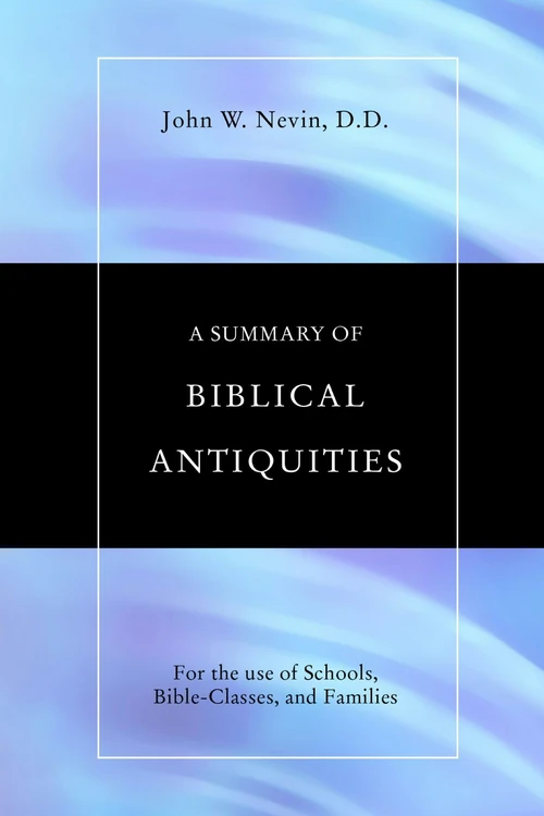 Cover of A Summary of Biblical Antiquities