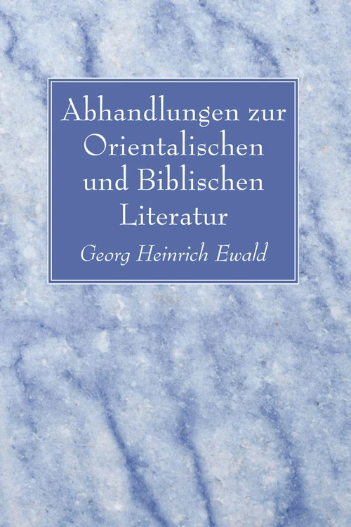 Cover of Abhandlungen zur Orientalischen und Biblischen Literatur