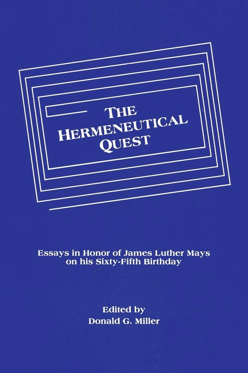 Cover of The Hermeneutical Quest