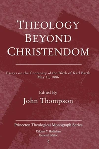 Cover of Theology Beyond Christendom