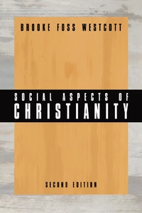 Cover of Social Aspects of Christianity