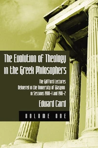 Cover of The Evolution of Theology in the Greek Philosophers