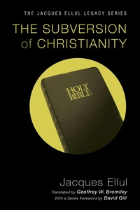 Cover of The Subversion of Christianity