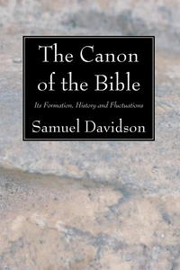 Cover of The Canon of the Bible