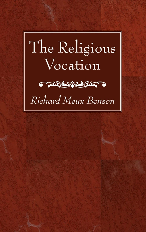 Cover of The Religious Vocation