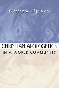 Cover of Christian Apologetics in a World Community