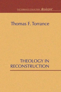 Cover of Theology in Reconstruction