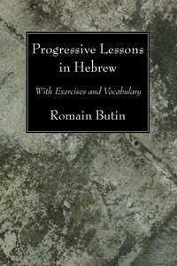 Cover of Progressive Lessons in Hebrew