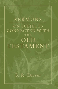 Cover of Sermons on Subjects Connected with the Old Testament