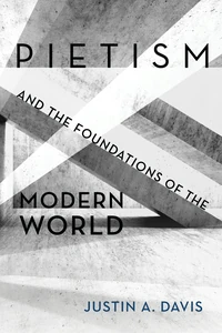 Cover of Pietism and the Foundations of the Modern World