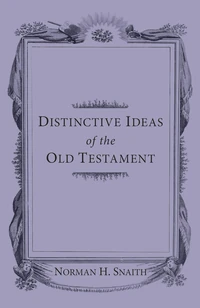 Cover of Distinctive Ideas of the Old Testament
