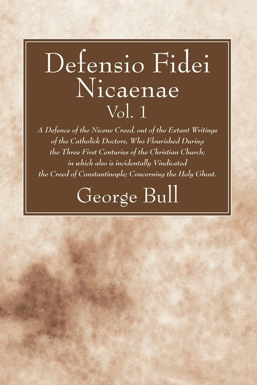 Cover of Defensio Fidei Nicaenae, vol. 1