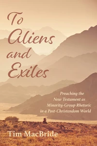 Cover of To Aliens and Exiles