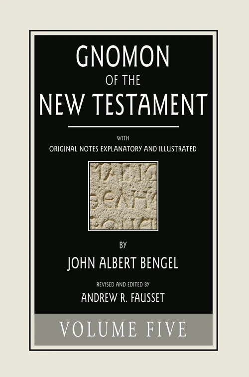 Cover of Gnomon of the New Testament, Volume 5