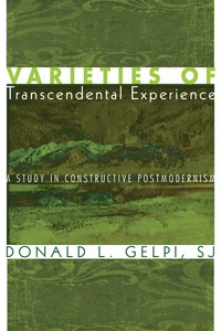 Cover of Varieties of Transcendental Experience