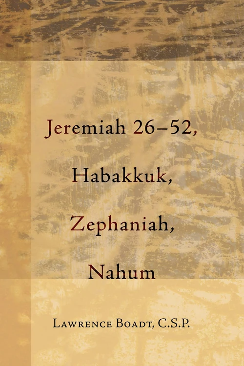 Cover of Jeremiah 26–52, Habakkuk, Zephaniah, Nahum