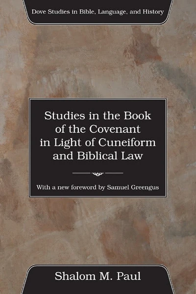 Cover of Studies in the Book of the Covenant in the Light of Cuneiform and Biblical Law