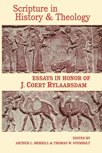 Cover of Scripture in History and Theology