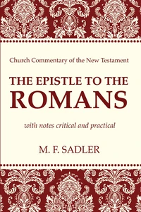 Cover of The Epistle to the Romans