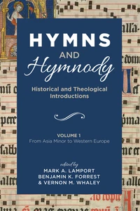 Cover of Hymns and Hymnody: Historical and Theological Introductions, Volume 1