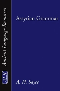 Cover of Assyrian Grammar