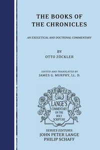 Cover of The Books of the Chronicles