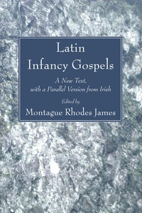 Cover of Latin Infancy Gospels