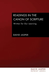 Cover of Readings in the Canon of Scripture